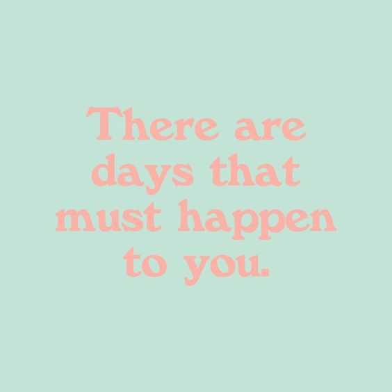 Amazing Inspirational Thought Days