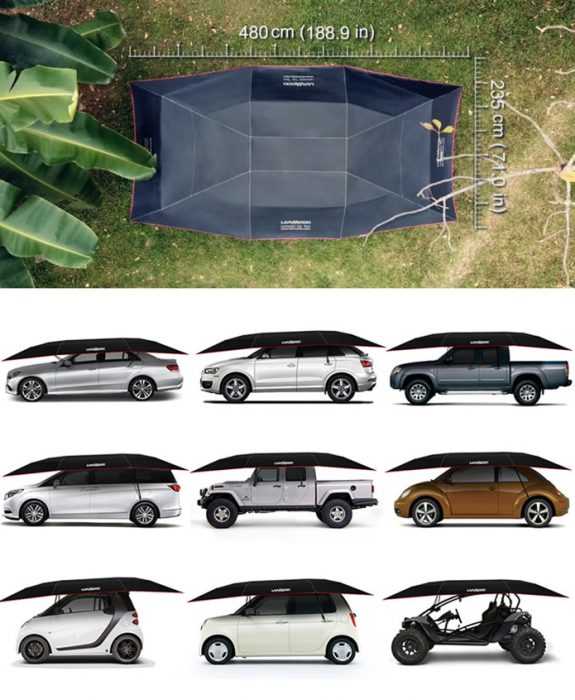 Car Tent Bird's Eye View