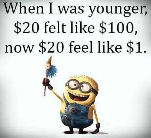 Minion Wisdom Quotes Younger