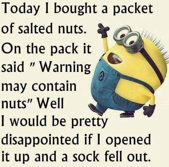 Funny Minion Quotes Warning