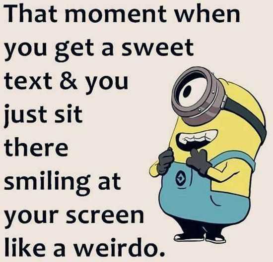 Sarcastic Minion Quote Sweet Text