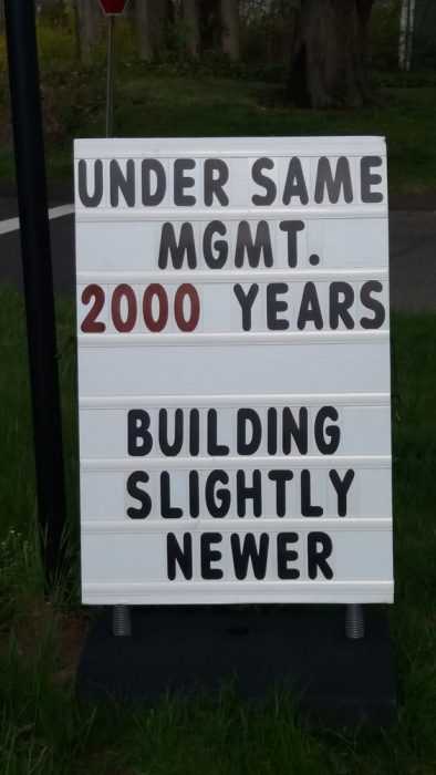 Funny Church Signs New Management