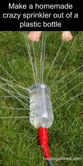 Diy Outdoor Toys  Coke Bottle Sprinkler