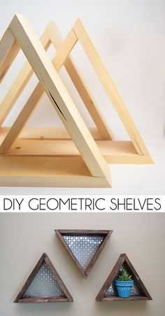 Diy Geometric Shelves