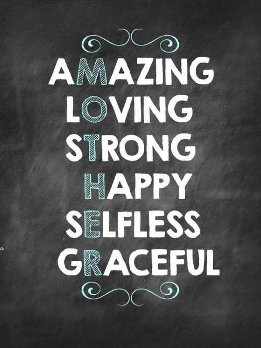 Inspiration Quotes For Mother's Day An Amazing Person