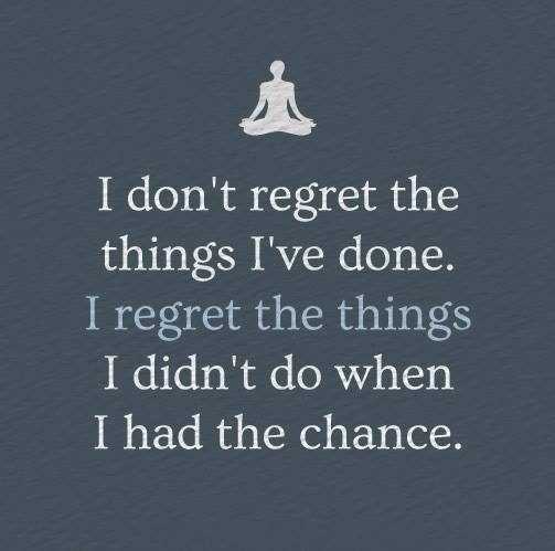 Inspirational Quotes About Yourself Regret
