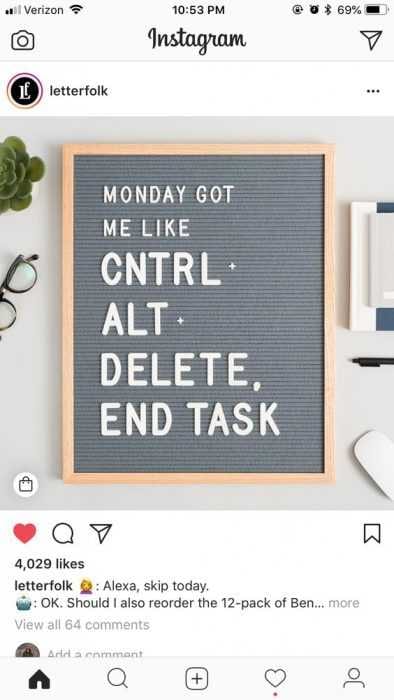 Funny Instagram Letter Board Quotes Computer It