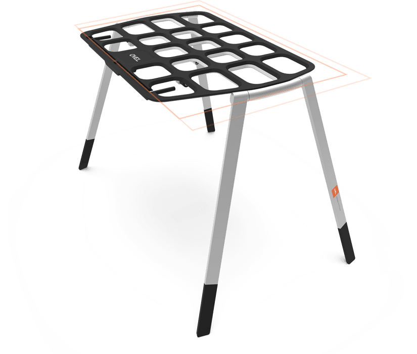 Ovel Laptop Stand Upright