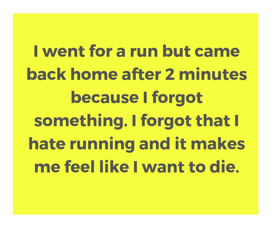 Quote Forgot Running
