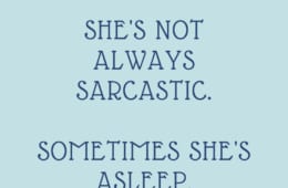 Funny Sarcastic Sleep