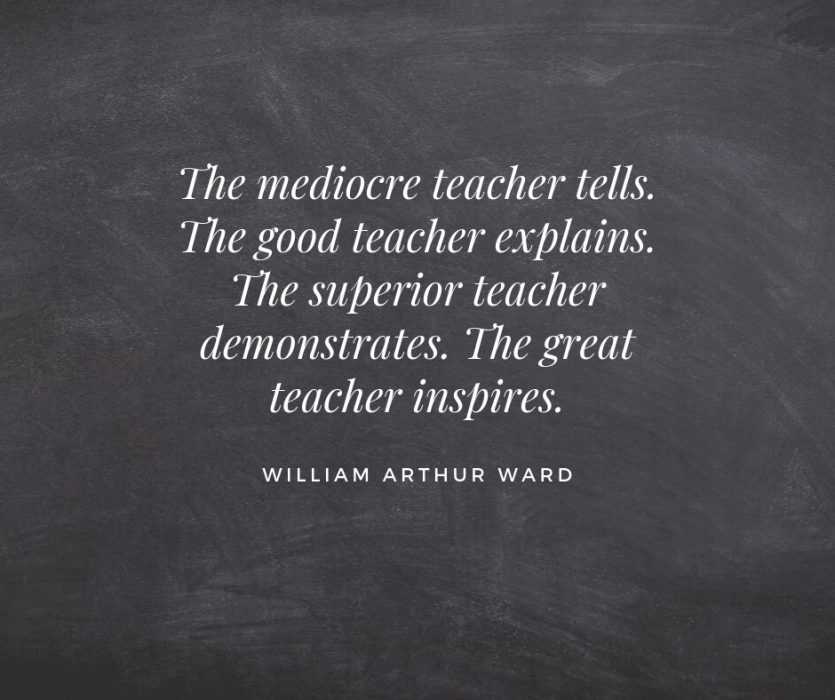 Quote Mediocre Teacher