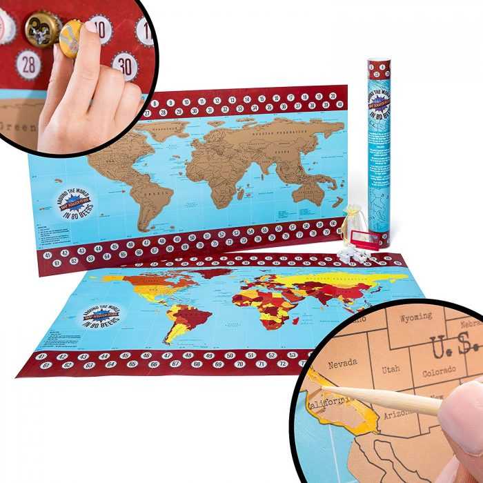 Beer-Cap-Map Beer Cap Map