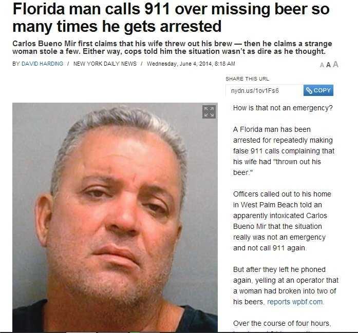 Florida Missing Beer