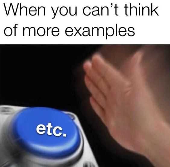 Funny Examples Etc