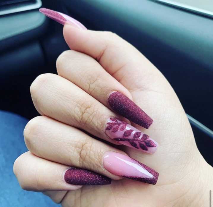 Img_2680 Creative Diy Nail Ideas Burgundy Floral