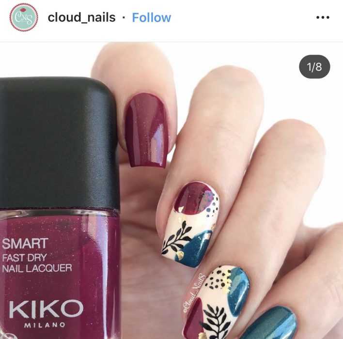 Img_2686 Creative Diy Nail Ideas Royal Floral Print