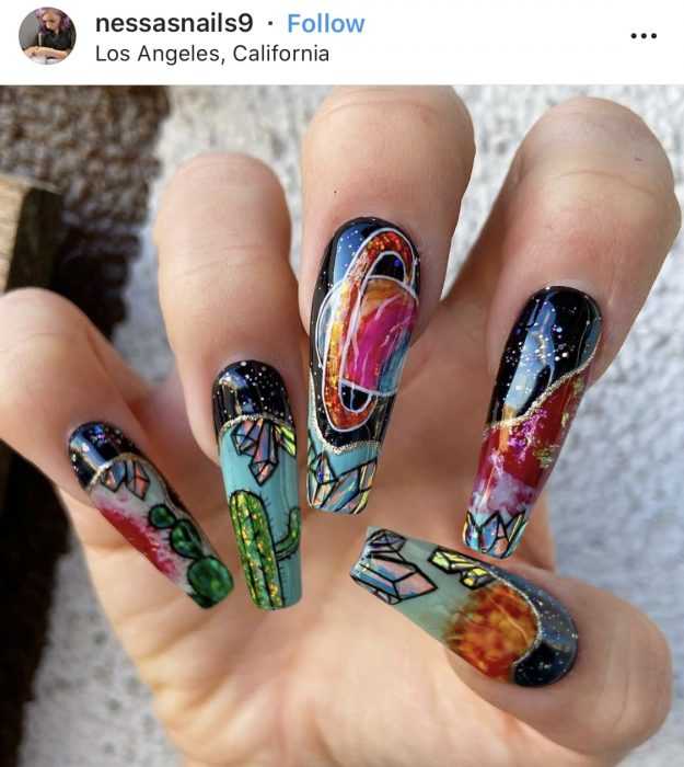 Img_2687 Creative Diy Nail Ideas Stain Glass