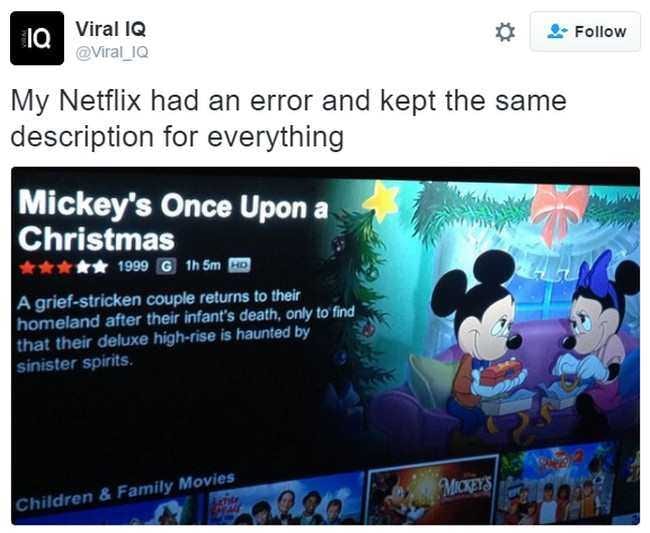 Netflix Error Mickey
