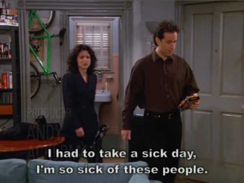 Seinfeld Sickday