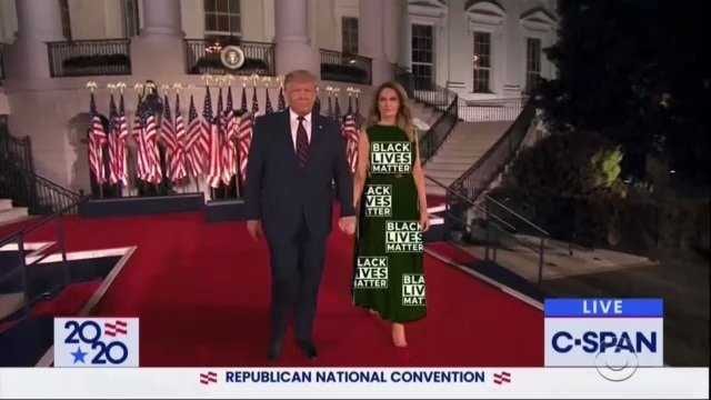 Melania Green Screen Dress Memes Blm