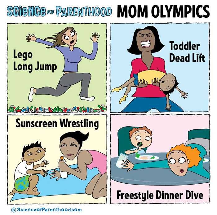 Parenting-Olympics Funny Parenting Comics 1