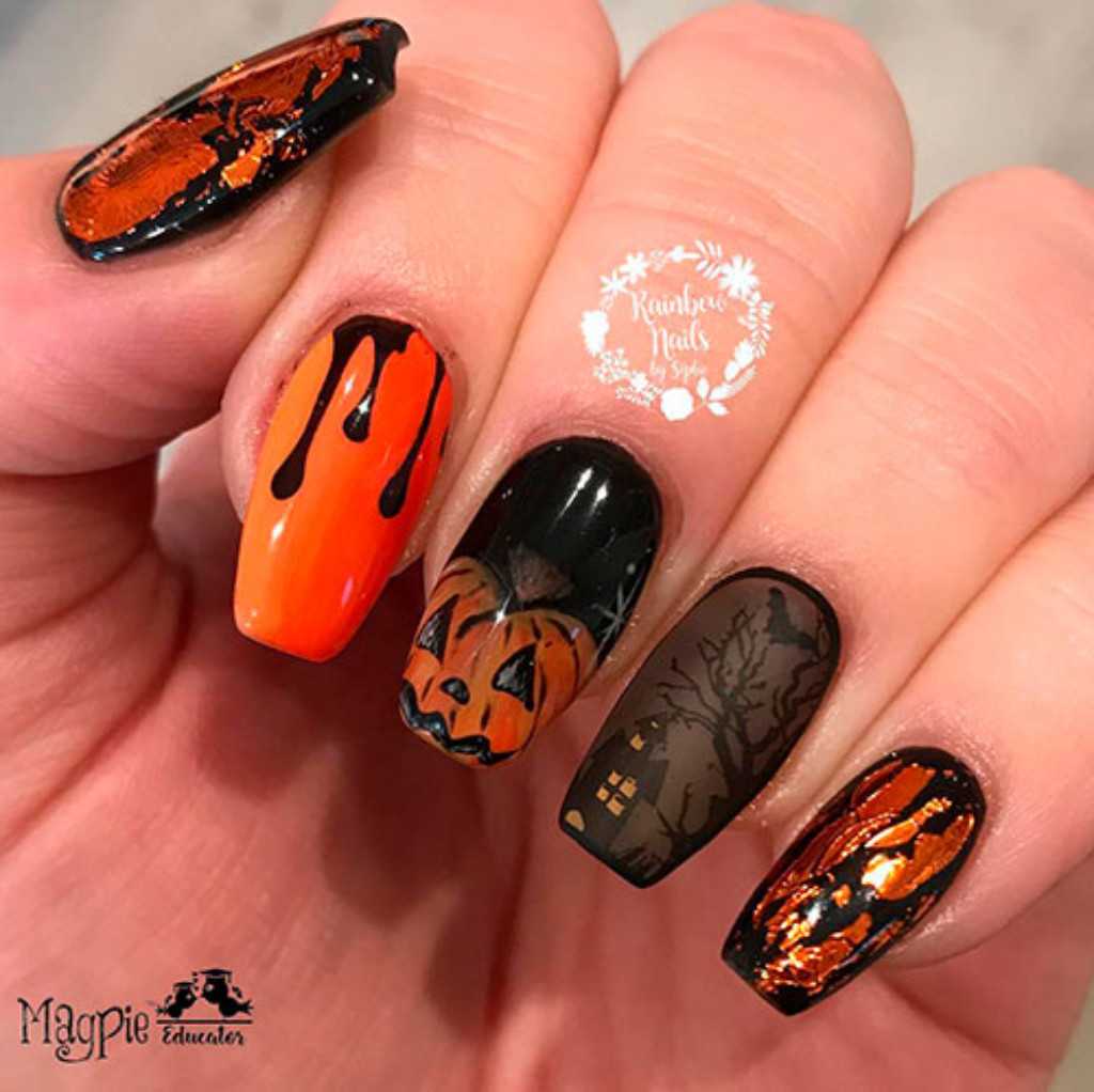 Rainbownails_Halloween Halloween Nail Designs Spooky