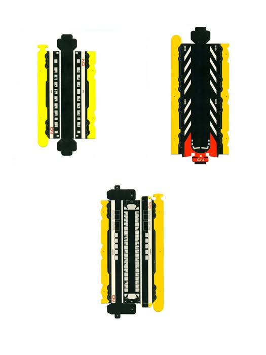 Canadian-Railway-Train-Model-Paper-Cutout Canadian Railway Train Model Paper Cutout 1
