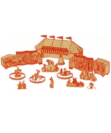 Circus-Model-Kit-Paper-Cutout Circus Model Kit Paper Cutout 1