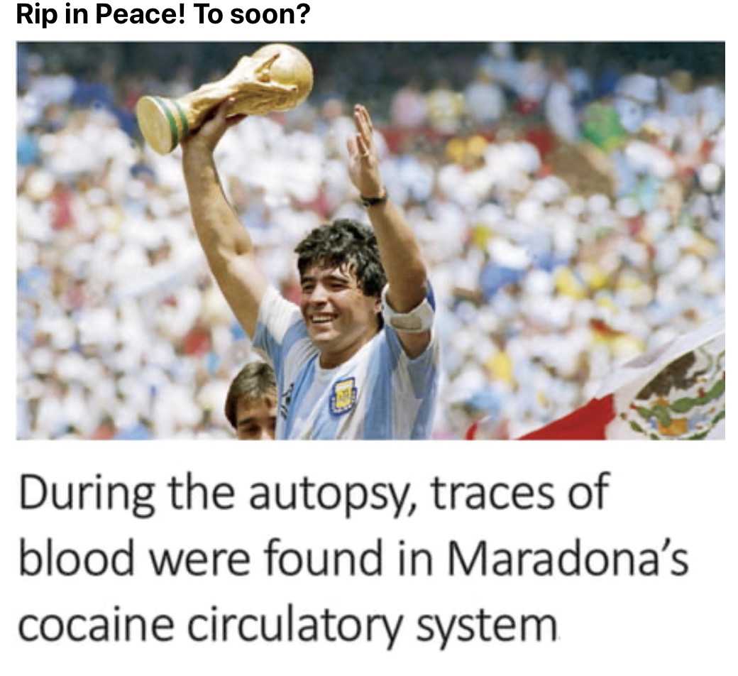 Funny Maradona Memes  Blood Was Found