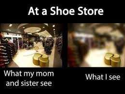 Images (1) Relatable Shopping Memes Shoe Myopia