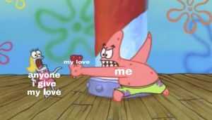 Funny Spongebob Valentines Day Meme  Unrequited