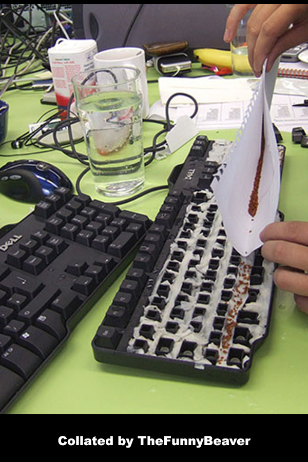 Funny April Fools Ideas  Chia Keyboard