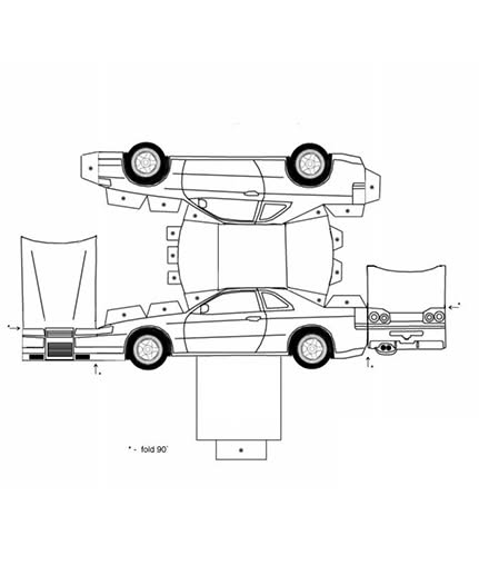 Nissan-Paper-Cutout Nissan Paper Cutout