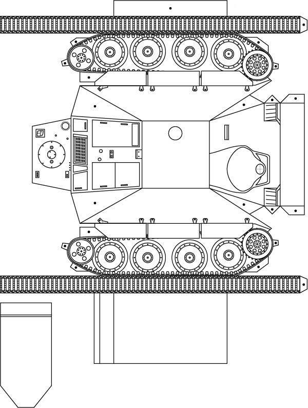 Tank-Paper-Cutout Tank Paper Cutout