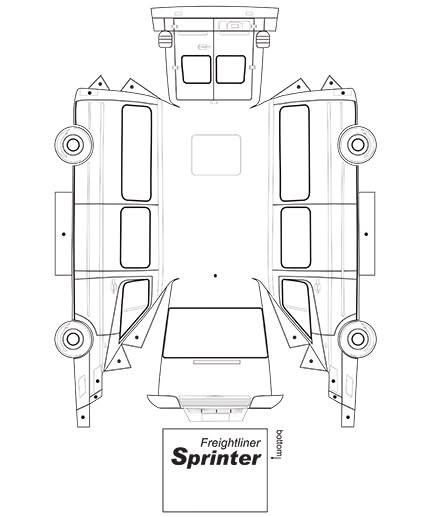 Sprinter 2J.cdr Paper Toys Mercedes Sprinter