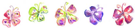 Watercolor-Paperbutterfly Paper Toys Paper Butterfly