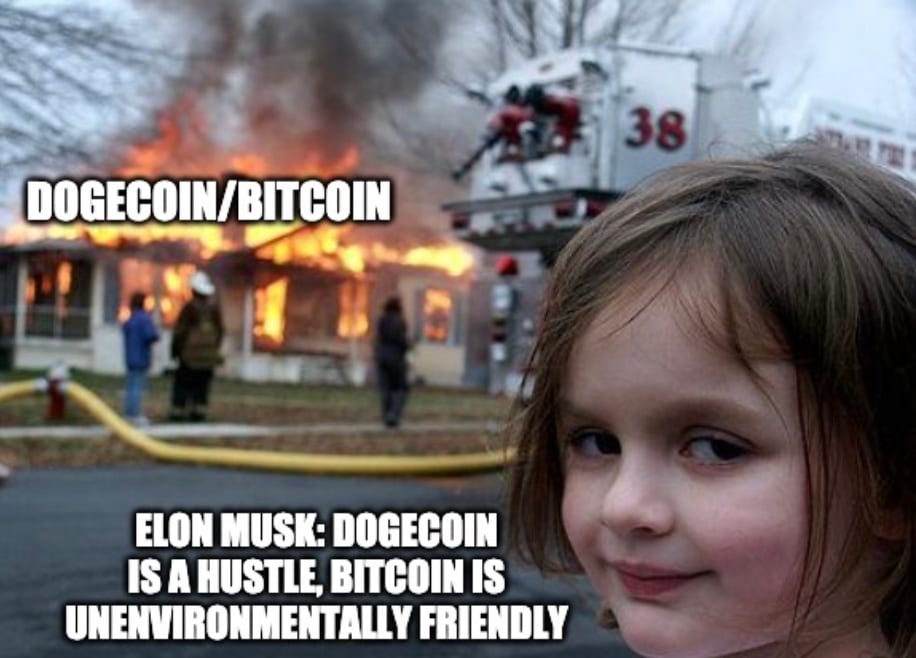 Bitcoin Crashes Meme