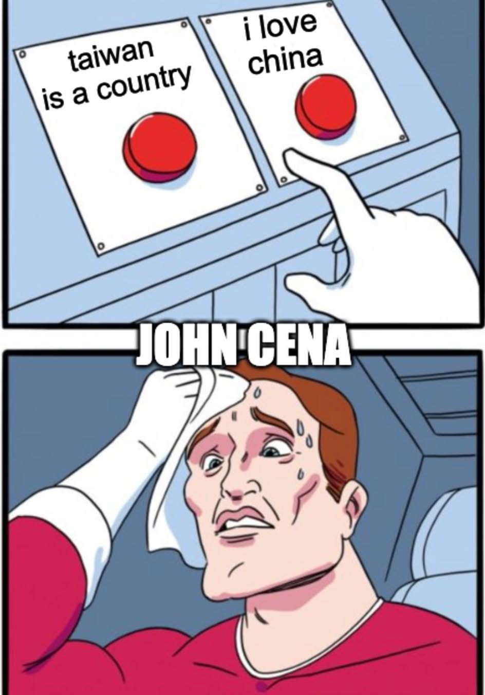 John Cena And Taiwan Comment Meme