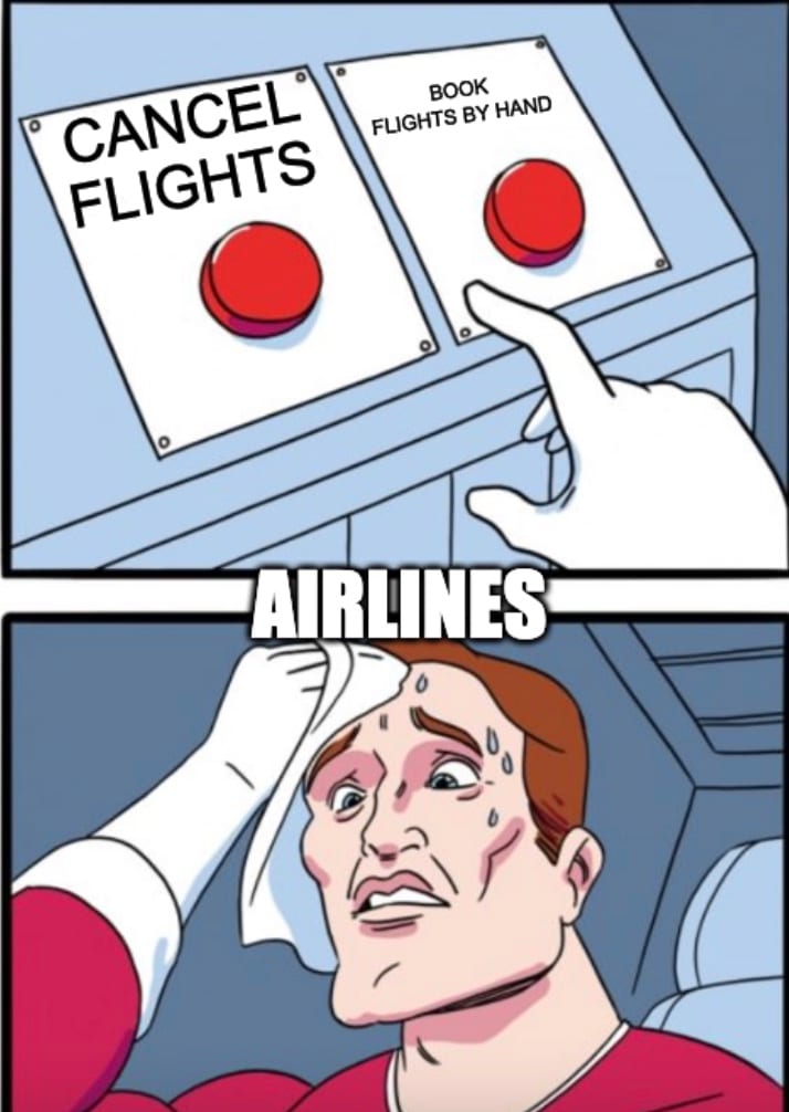 Airline Disruption Meme