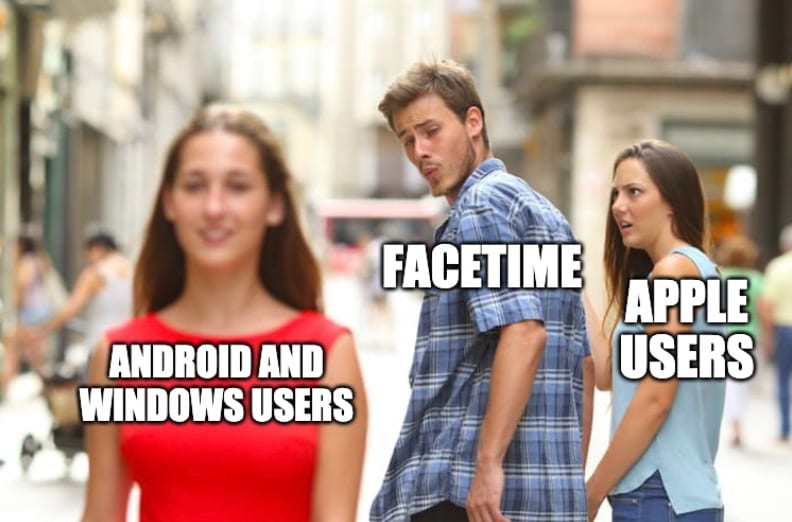 Apple Open Facetime To Android Meme
