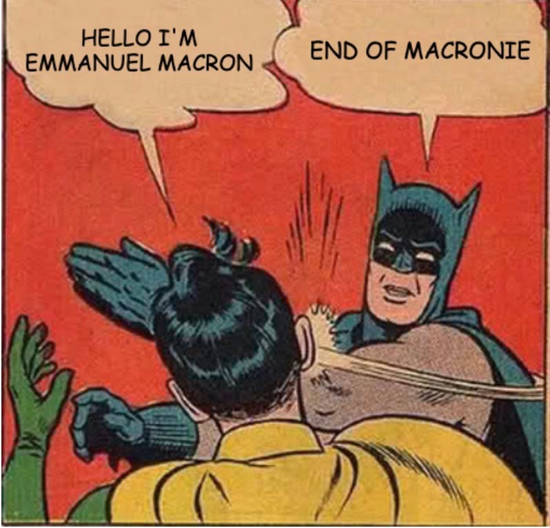 Macron Slapped Meme