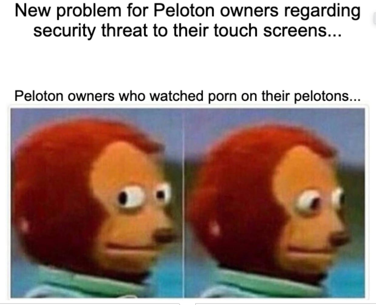 Peloton Security Problem Meme