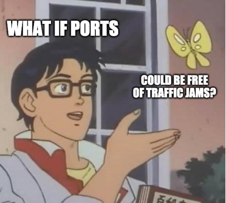 Retailers Plead With Biden To Fix Port Congestion Meme