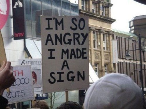 30 Great Protest Signs To Laugh At 
