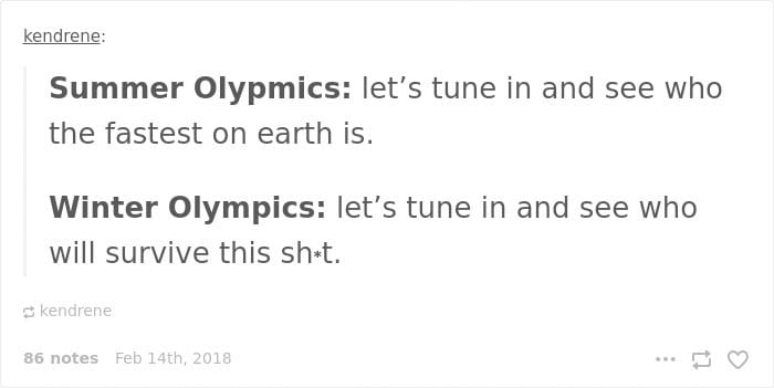 30 Icy And Hilarious Winter Olympic Memes