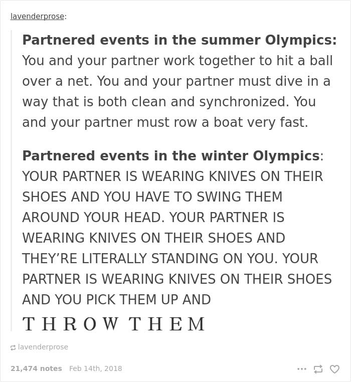 30 Icy And Hilarious Winter Olympic Memes