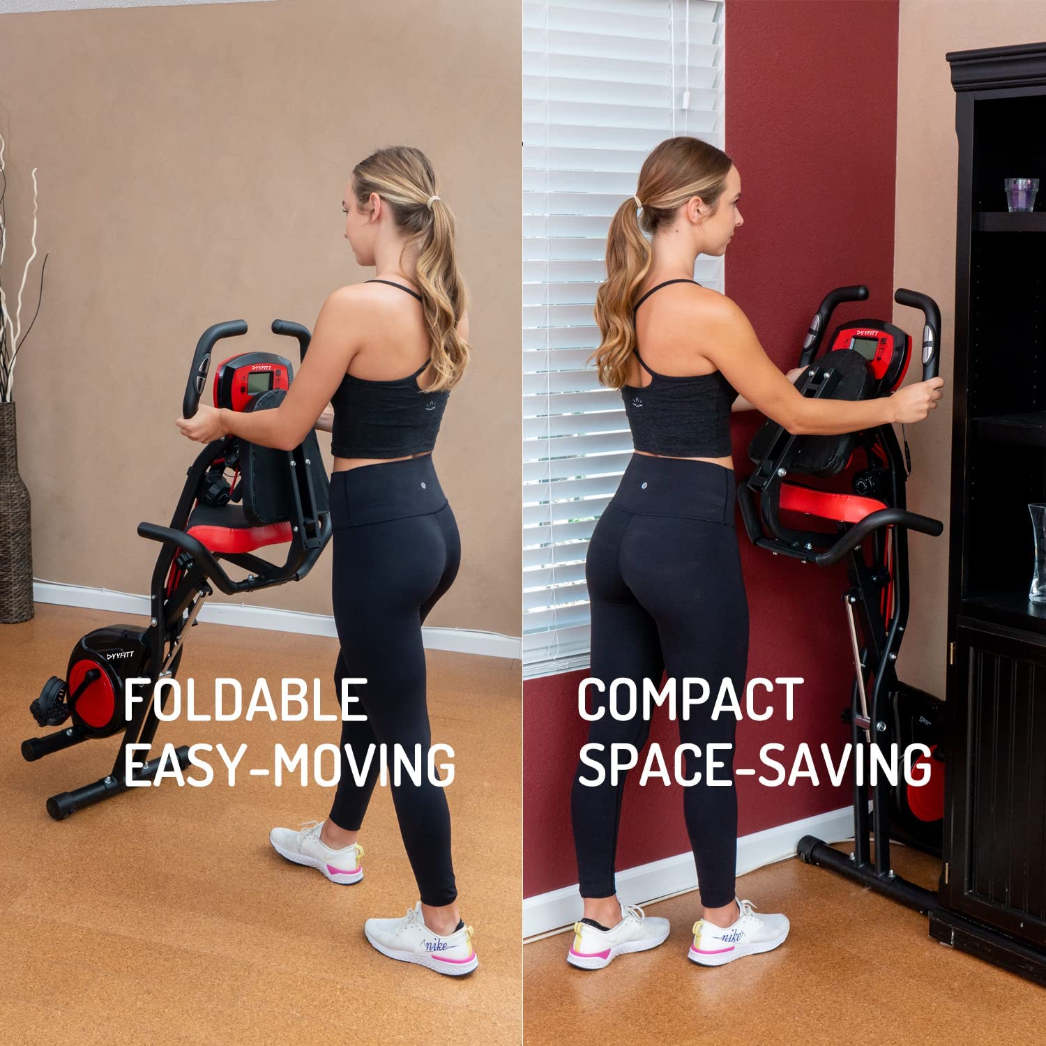 Yyfitt 3In1 Folding Exercise Bike