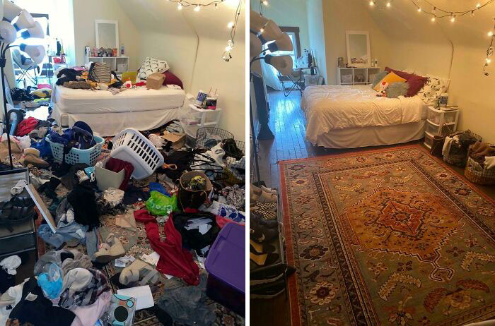30 Oddly Satisfying Pics Of Spaces Before And After Being Cleaned